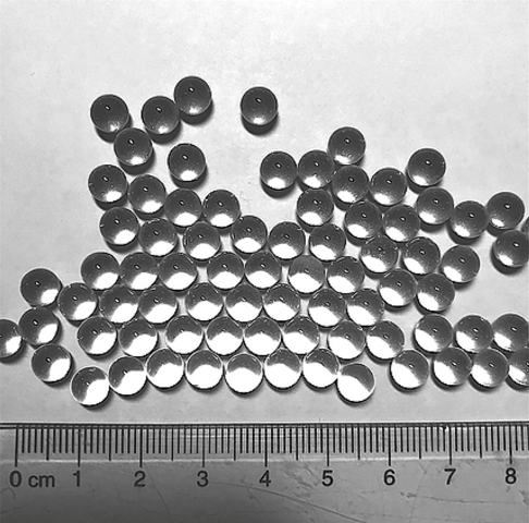 Laboratory borosilicate glass beads 3mm